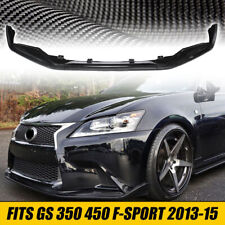 For 2013-15 Lexus GS350 GS450h F Sport Front Bumper Spoiler Lip Carbon Style picture