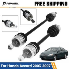 2Pc Front Left Right CV Axles Shaft for 2003-2007 Honda Accord L4 2.4L Automatic picture