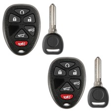 2 Replacement for 2007-2014 Chevy Silverado Suburban Remote Car Key Fob 6b Set picture