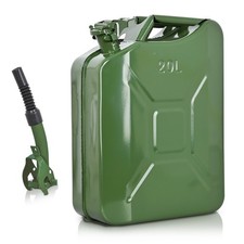 Metal Gas Can 5 Gallon with Spout System and Handle for Gasoline Trucks Cars ATV picture