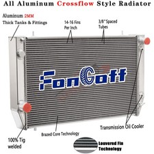 4-Row Aluminum Radiator For 1982-91 Jaguar XJS 3.6L 92-96 Jaguar XJS 4.0L AT picture