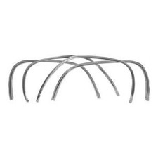 Fits 1966 Impala Wheel Well WheelWell Opening Moldings Trim Set 66 Chev Moldings picture