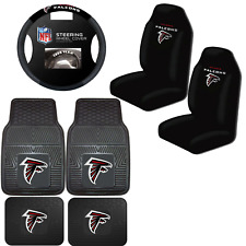 NFL Atlanta Falcons Car Truck Seat Covers Floor Mats & Steering Wheel Cover picture