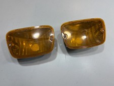 1972 1973 Amber FIREBIRD TRANS AM PAIR FRONT TURN SIGNAL PARK FOG PARKING LIGHTS picture