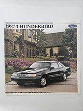 Ford 1987 Thunderbird Vintage Sales Brochure Catalog picture
