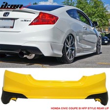 Fits 12-13 Honda Civic Coupe Si Only HFP Style Rear Bumper Lip Side Aprons PU picture