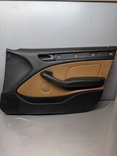 99-05 BMW E46 330i Sedan Natural Brown Door Card Panel 4- Set #B1-0001 picture