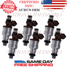 6x OEM NEW AURUS Fuel Injectors for 1989-1995 Toyota 4runner 3.0L V6 23250-65020 picture
