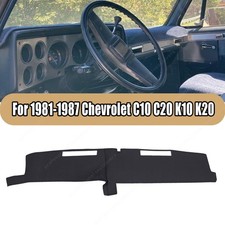 For 1981-1987 Chevrolet C10 C20 C30 K10 K20 K30 Dashboard Dash Cover Mat Carpet picture