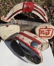 VTG LOT CUSTOM SET 64 Honda Dream 305 CA77/CA78 Tank/Front Fender/& Side Panels picture