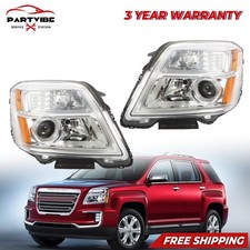 Pair Halogen Headlights For GMC Terrain SLE/SLT 2016-2017 Left&Right W/O Bulbs picture