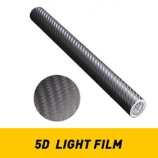 5D Premium Super Gloss Carbon Fiber Vinyl Film Wrap Bubble Free Air Release 5D picture