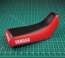 Yamaha Banshee YFZ350 Seat Cover For 1987 To 2006 Red Black Vinyl Seat Cover picture