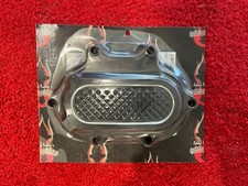 HYDRAULIC CLUTCH SIDE COVER FOR HARLEY BLACK - EDDIE TROTTA THUNDER DESIGNS picture