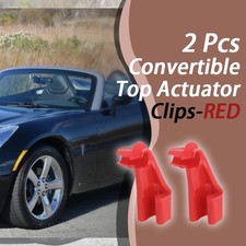 2Pcs Convertible Top Actuator Clips Holder For Pontiac Solstice,Saturn Sky(RED) picture