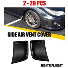 2-20X Black Side Air Vent Scoop Blade Cover for 2008-2014 Subaru Impreza WRX L+R picture