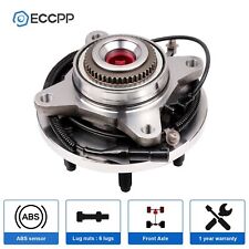 1Pc Wheel Hub Bearing Assembly Front 4WD For 2009 2010 Ford F150 6 Lug w/ ABS picture