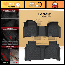 All-Weather Floor Mats for Chevy Silverado GMC Sierra 1500 2019-2026, Durable & picture