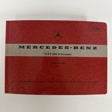 Mercedes-Benz 300 SL Roadster Parts Catalog B 1961 12034 picture