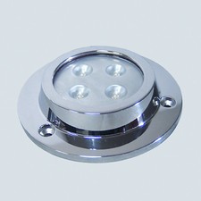 # ULTRA BRIGHT BLUE LED STAINLESS STEEL UNDERWATER LIGHT SURFACE MOUNT picture