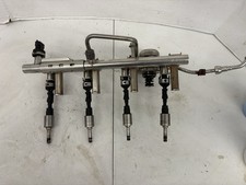 13-16 FORD ESCAPE 1.6 TURBO FUEL INJECTORS WITH RAIL CJ5G9H487BA picture