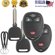 2 for 2007-2013 GMC Sierra Chevrolet Silverado 1500 2500 Remote Fob+Key OUC60270 picture