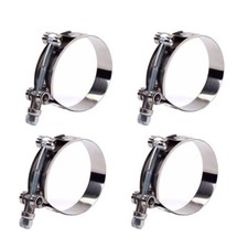 4 x 70-78mm Stainless Steel T Bolt Clamp Turbo Intake 2 1/2