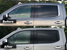 Crux Moto Window Chrome Delete Black out fits GMC Sierra 1500 2019+ picture