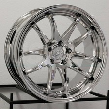 One 19x11 Aodhan DS02 DS2 5x114.3 22 Vacuum Chrome Wheel Rim 73.1 picture