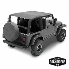 Bestop Safari Extended Bikini Top Black for 2004-2006 Wrangler Unlimited LJ picture