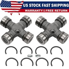 2x Premium Driveshaft Universal Joints Pair Front / Rear 534G Accessories picture