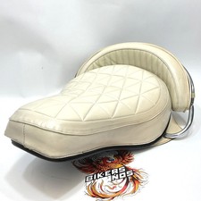 Nice Genuine Harley SUPER DELUXE BUDDY SEAT W/ handrail & backrest 52506-65B picture