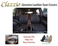 Clazzio Genuine Leather Seat Covers for 1998-2005 Lexus GS Black picture