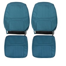 PUI Interiors 70FS14U 70 Fits Chevrolet Camaro Seat Cover Bright Blue picture