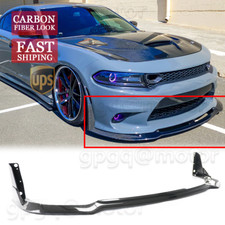 For Dodge Charger SRT 2015-2023 AMPP Carbon Fiber Front Bumper Lip Splitter Kit picture