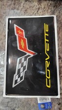 C6 Corvette Radiator Shroud or Fuse Box Emblem GM Yellow Velocity picture
