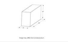 RV Trailer Fresh Water Tank 38 GALLON , 58 x 16 x 10 inch dimensions picture