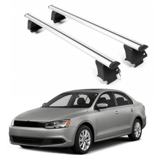 Open Box Roof Rack Crossbars For VOLKSWAGEN JETTA 2011-2018 Naked Roof Silver picture