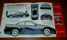 1999 LISTER STORM SPEC SHEET BROCHURE POSTER PRINT PHOTO INFO 99 V12 98 93 picture