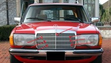 Fit For Mercedes Benz W123 Grill Moulding trim set 7 Pcs Alu 200 200D 200T 280 picture