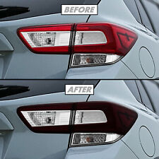 FOR 18-22 Subaru Crosstrek Tail Light Cutout & Rear Reflector SMOKE Vinyl Tint picture