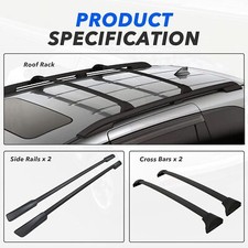 Roof Rack Cross Bar + Roof Side Rail For 2018-2026 Honda Odyssey Luggage Carrier picture