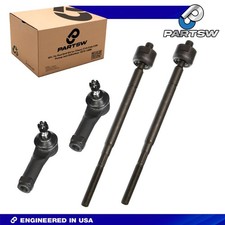 PartsW 4Pc Front Tie Rod Kit for Honda Odyssey 1999-2004 picture