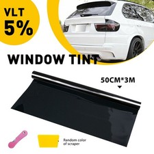 300CM 5% VLT Uncut Roll Window Tint Film 20