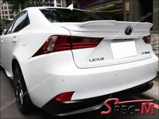 Painted 083 White TRD Look Trunk Wing Spoiler For 2014+ Lexus IS250 IS350 IS F picture