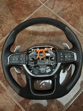 OEM 2025 2026 RAM 1500 RHO Heated Black Steering Wheel TRX picture