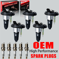 5X Brand OEM Ignition Coils & 5X Spark Plugs For GMC Canyon Chevy Colorado UF303 picture
