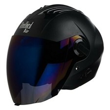 Steelbird Hi-Gn Sba-3 Dashing Black With Iridium Blue Visor L 600MM Helmet picture