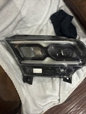 ⁠21-24 Dodge Durango Left Driver LED Headlight Black OEM 68433779 READ picture