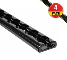 4PK Aluminum 6' L-Track Trailer Tie Down Rail for Trailer - 2,225 lbs BS, Black picture